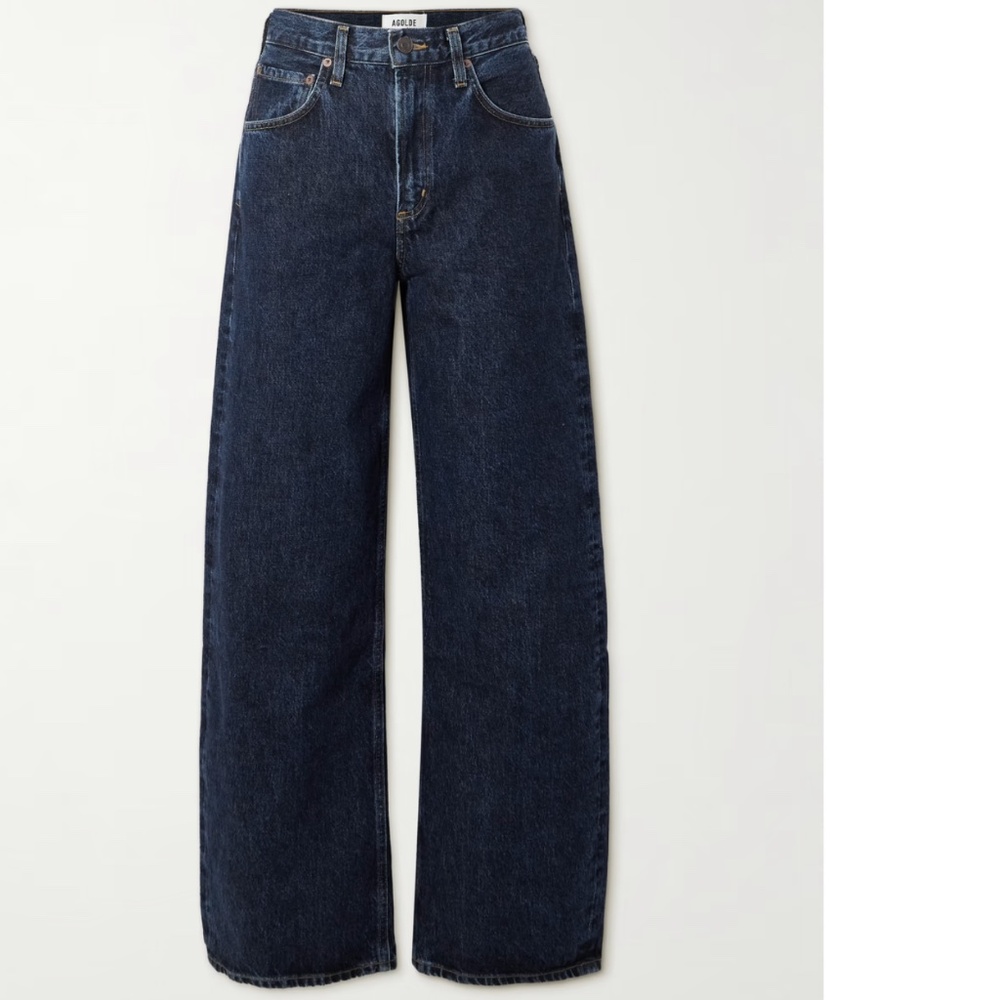 AGOLDE Low Curve High Rise Wide Leg Jeans (Size 25)